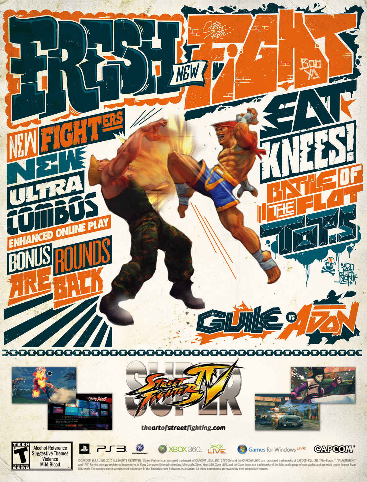 Super Street Fighter IV, 123KLAN Campaign Poster